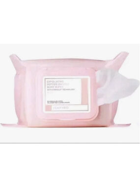 BeautyBio Exfoliating Peptide Infused Body Wipes 30 Count New